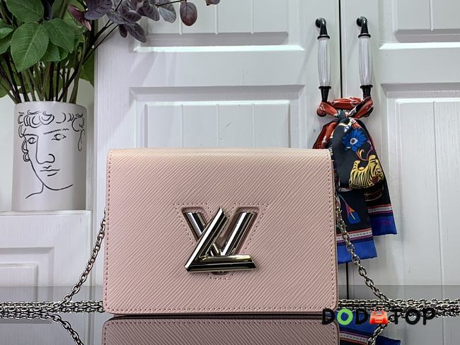 Louis Vuitton Twist Belt Chain Pouch Epi Leather Pink M68750 Size 19 x 13.5 x 4.2 cm - 1