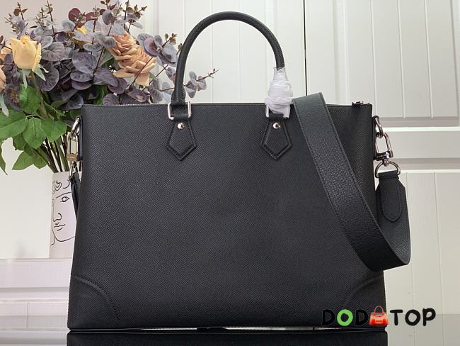 Louis Vuitton Slim Briefcase NV Taiga Leather M30978 Black Size 40 x 29 x 4 cm - 1