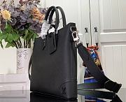 Louis Vuitton Slim Briefcase NV Taiga Leather M30978 Black Size 40 x 29 x 4 cm - 2