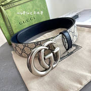 Gucci Gg Marmont Reversible Wide Belt 3.8 cm - 3