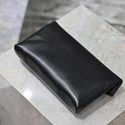 YSL Cassandre Small Envelope Pouch in Lambskin Black Size 21 x 14 x 3 cm - 6
