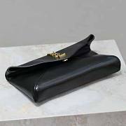 YSL Cassandre Small Envelope Pouch in Lambskin Black Size 21 x 14 x 3 cm - 5