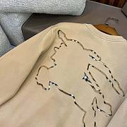 Burberry Check EKD Cotton Sweatshirt Beige - 2