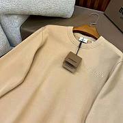 Burberry Check EKD Cotton Sweatshirt Beige - 3