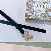 Dior Métamorphose Belt Black Ultrasmooth Calfskin 20 mm-Gold - 2