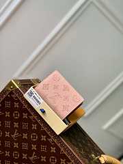 Louis Vuitton Cléa Wallet Mahina Pink M82758 Size 11 x 8.5 x 3.5 cm - 1