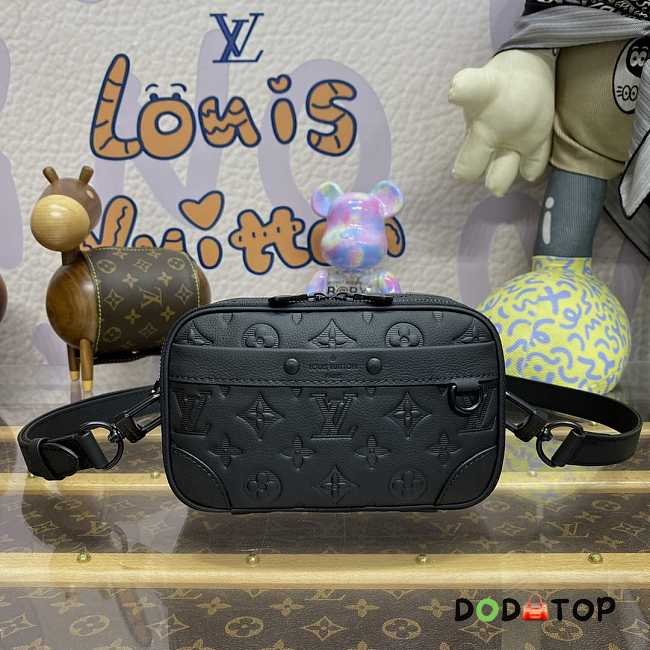 Louis Vuitton Nano Alpha Bag Black M82544 Size 11 x 18.5 x 6.5 cm - 1