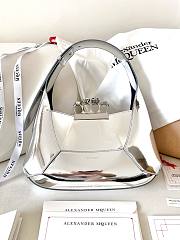 Alexander McQueen Hobo Bag Silver Size 30 x 18 x 7 cm - 1