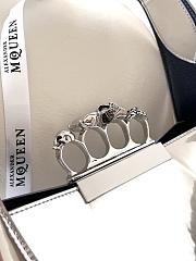 Alexander McQueen Hobo Bag Silver Size 30 x 18 x 7 cm - 5