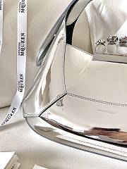 Alexander McQueen Hobo Bag Silver Size 30 x 18 x 7 cm - 3