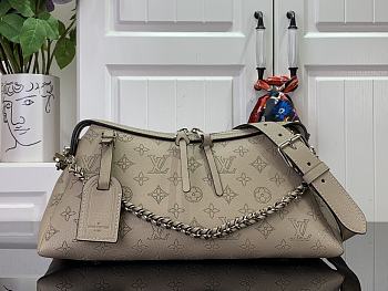 Louis Vuitton Hand It All PM Mahina Leather Grey Size 29 x 18 x 13 cm
