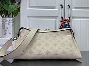 Louis Vuitton Hand It All PM Mahina Leather Milky White M24255 Size 29 x 18 x 13 cm - 2