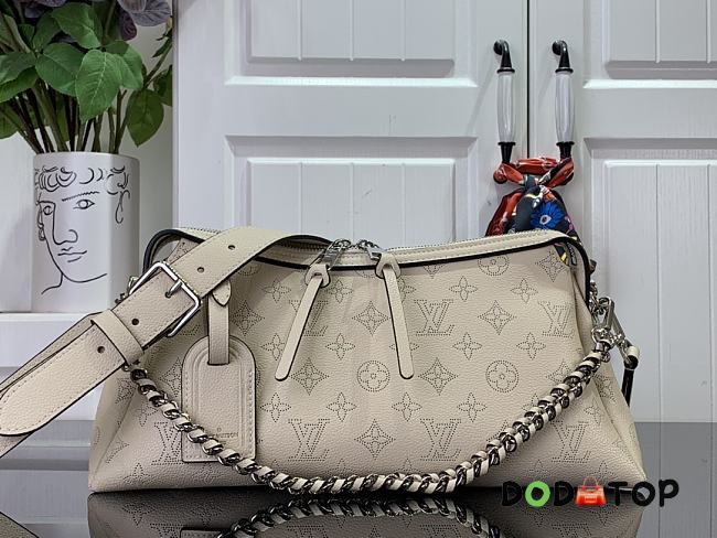 Louis Vuitton Hand It All PM Mahina Leather Milky White M24255 Size 29 x 18 x 13 cm - 1