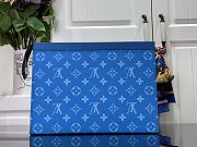 Louis Vuitton Pochette Voyage Medium Blue M83099 Size 27 x 21 x 5 cm - 6