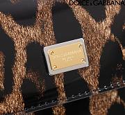Dolce & Gabbana DG Small Leopard-print Patent Leather Top Handle Size 20 x 16 x 8 cm - 5