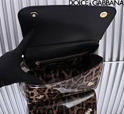 Dolce & Gabbana DG Medium Leopard-print Patent Leather Top Handle Size 25 x 12 x 20 cm - 6