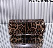 Dolce & Gabbana DG Medium Leopard-print Patent Leather Top Handle Size 25 x 12 x 20 cm - 2