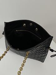 YSL Pochon Drawstring Tote Bag in Quilted Smooth Leather Size 42 x 36.5 x 1 cm - 6