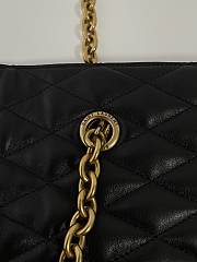 YSL Pochon Drawstring Tote Bag in Quilted Smooth Leather Size 42 x 36.5 x 1 cm - 2