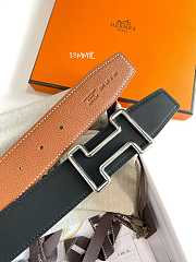 Hermes Constance Belt Buckle & Reversible Leather Strap 3.8 cm Brown - 4