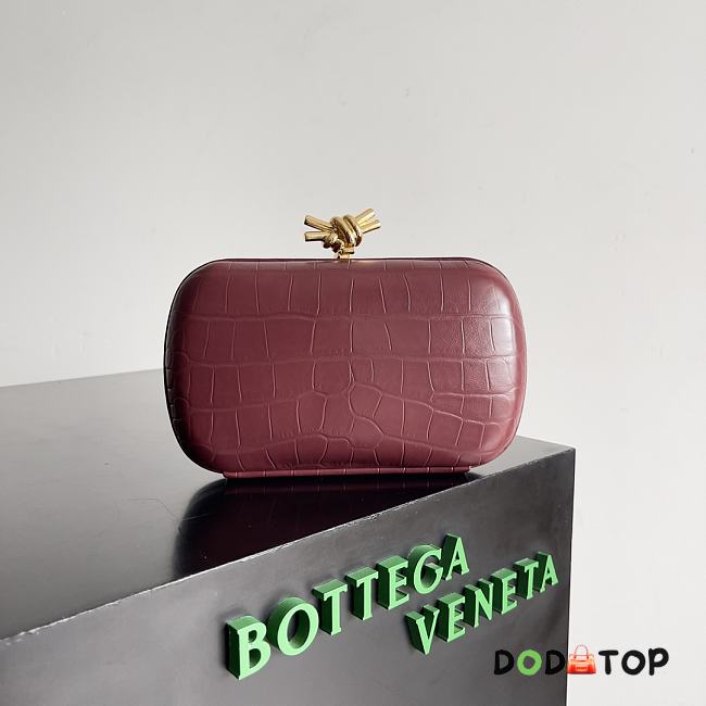 Bottega Veneta Clucth Bag Red Size 20.5 x 6 x 12.5 cm - 1