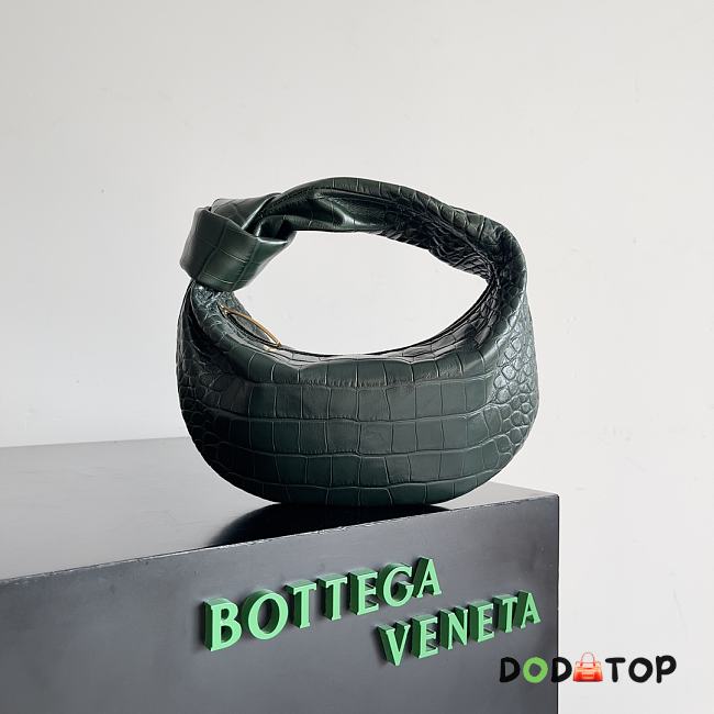 Bottega Veneta Jodie Handbag Mini Bag Dark Green Size 23 x 15 x 5 cm - 1