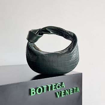 Bottega Veneta Jodie Handbag Mini Bag Dark Green Size 23 x 15 x 5 cm