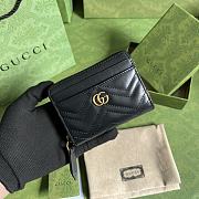 Gucci Marmont Wallet Black Size 11.5 x 8.5 x 3 cm - 1