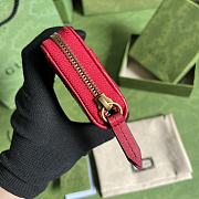 Gucci Marmont Wallet Red Size 11.5 x 8.5 x 3 cm - 6