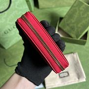 Gucci Marmont Wallet Red Size 11.5 x 8.5 x 3 cm - 3