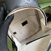 Gucci Jumbo GG Crossbody Bag In Black Leather Size 19 x 29 x 7 cm - 2