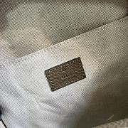 Gucci Jumbo GG Crossbody Bag In Gray Leather Size 19 x 29 x 7 cm - 5