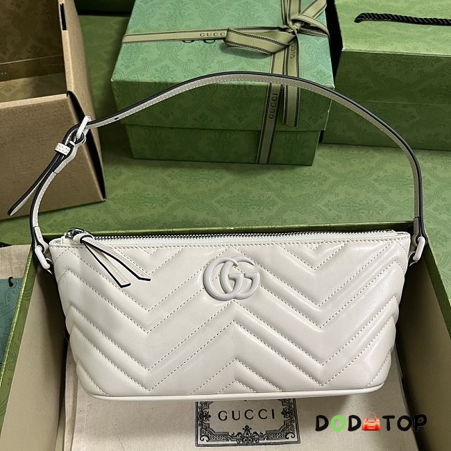 Gucci GG Marmont Shoulder Bag White Size 23 x 12 x 10 cm - 1