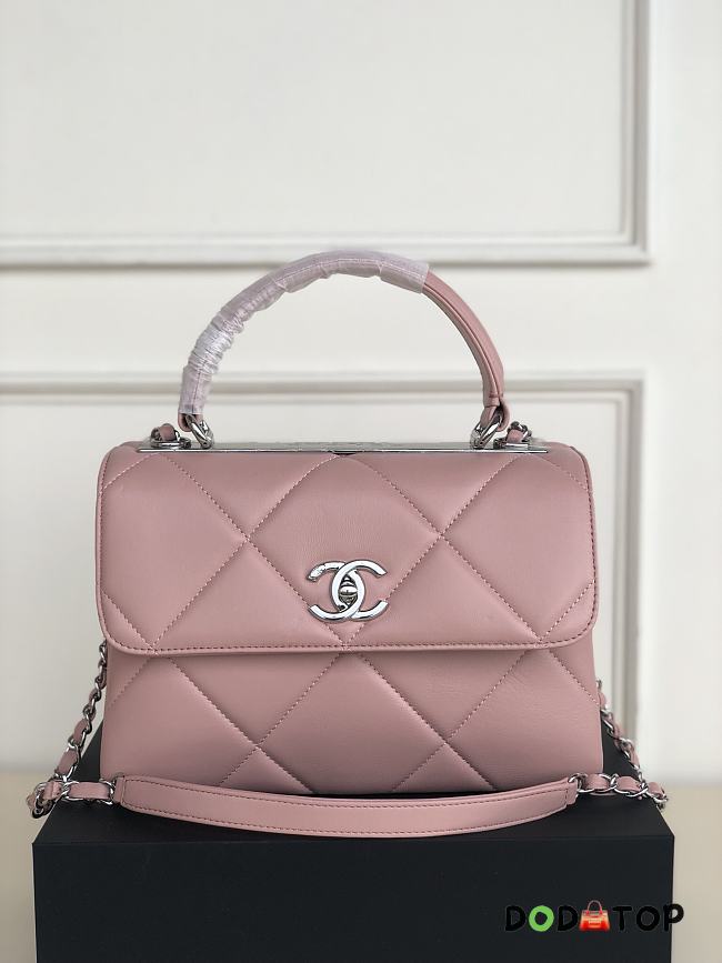 Chanel Trendy CC Handle Bag Pink Size 25 × 12 × 17 cm - 1