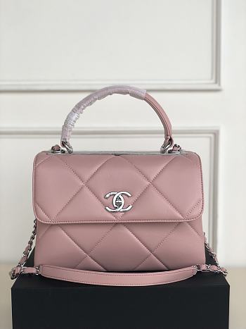 Chanel Trendy CC Handle Bag Pink Size 25 × 12 × 17 cm