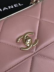 Chanel Trendy CC Handle Bag Pink Gold Hardware Size 25 × 12 × 17 cm - 2