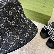 Gucci GG Supreme Bucket Hat Black/Blue - 6