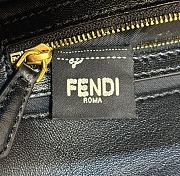 Fendi Medium Black Nappa Leather Bag Size 27 x 6 x 13 cm - 3