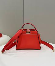 Fendi Peekaboo Handbag Red Pink Size 23 x 12 x 19 cm - 1