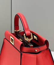 Fendi Peekaboo Handbag Red Pink Size 23 x 12 x 19 cm - 4