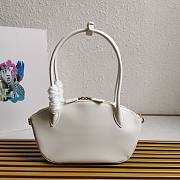 Prada Small Leather Handbag in White Size 31 x 16 x 11 cm - 6