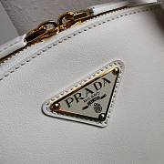 Prada Small Leather Handbag in White Size 31 x 16 x 11 cm - 2