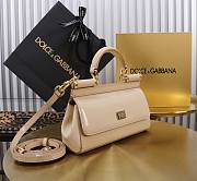 Dolce & Gabbana Sicily East West Beige Size 18 x 11 x 6 cm - 4
