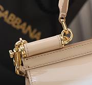 Dolce & Gabbana Medium Sicily Tote Bag Beige Size 20 x 16 x 8 cm - 5