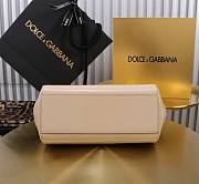 Dolce & Gabbana Medium Sicily Tote Bag Beige Size 20 x 16 x 8 cm - 3