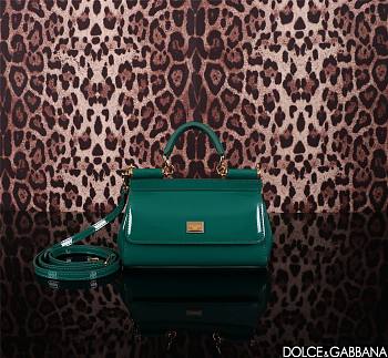 Dolce & Gabbana Sicily East West Green Size 18 x 11 x 6 cm