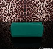Dolce & Gabbana Medium Sicily Tote Bag Green Size 20 x 16 x 8 cm - 4