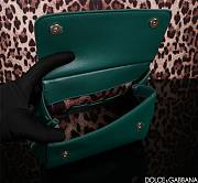 Dolce & Gabbana Medium Sicily Tote Bag Green Size 20 x 16 x 8 cm - 5