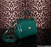 Dolce & Gabbana Medium Sicily Tote Bag Green Size 20 x 16 x 8 cm - 3
