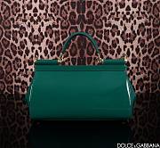 Dolce & Gabbana Sicily Tote Bag Green Size 29 x 18 x 12 cm - 3